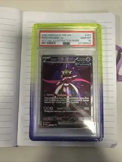 2025 Pokemon Prismatic Evolutions Iron Valiant Ex #157 SIR GEM Mint PSA 10 - Image 1