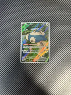Pokemon TCG Snorlax Scarlet & Violet Black Star Promos 051 Holo Promo NM - Image 1