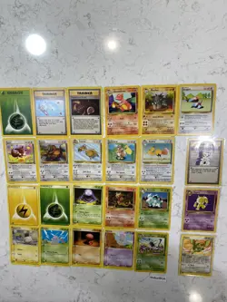 Lot of 24 Pokemon Cards 3 Rare - Base, Fossil, Jungle, Ex Dragon - Hypno Flygon - Image 2