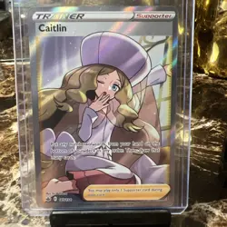 [NM] Caitlin 189/198 Chilling Reign Full Art Holo Ultra Rare 2021 Pokemon - Image 1