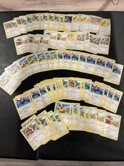 100x Card Eevee Pokemon Cards Lot Collection All Eevees! TCG - Image 1
