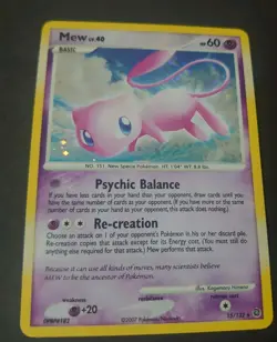 Mew 15/132 Secret Wonders Holo Rare Pokemon TCG Card LP - Image 1