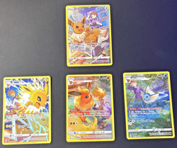 Pokemon Eevee Flareon Jolteon Vaporeon Holo Brilliant Stars Trainer Gallery lot - Image 1