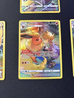 Pokemon Eevee Flareon Jolteon Vaporeon Holo Brilliant Stars Trainer Gallery lot - Image 4