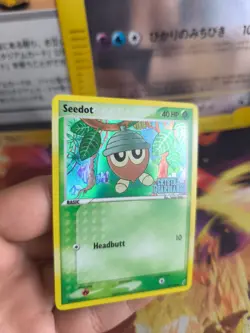 Pokemon Karte Samurzel Seedot Ex Crystal Guardians Reverse Card Holo Mint - Image 2
