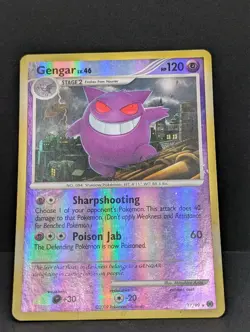 Gengar 17/99 Arceus Reverse Holo Ultra Rare Pokemon TCG Nintendo MP - Image 3