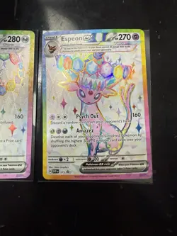 Pokemon Prismatic Evolutions - Umbreon EX Promo 176 & Espeon EX Promo 176 - Image 2