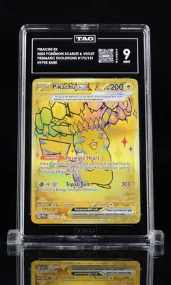 Pikachu ex 179/131 - Gold Hyper Rare - Pokemon : Prismatic Evolutions - Tag 9 - Image 1