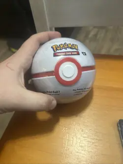 Pokemon TCG Premier Ball Tin (C25) Factory Sealed-3 Booster packs +stickers - Image 1