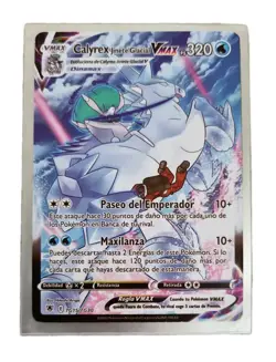 Spain: Ice Rider Calyrex VMAX TG15/TG30 Astral Radian Pokemon TCG Card - SPANISH - Image 1