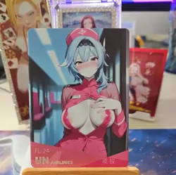 Eula FL-24 Under The Nightgown Card Goddess Story Anime Waifu - Image 1