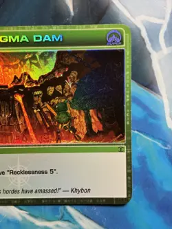 Chaotic The Magma Dam #186 Underworld Super Rare Location Alliances Unraveled MP - Image 2