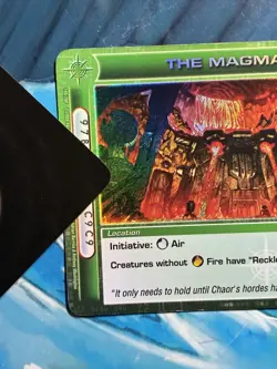 Chaotic The Magma Dam #186 Underworld Super Rare Location Alliances Unraveled MP - Image 3