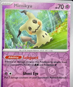 4x Mimikyu Lot - Scarlet & Violet / Sword & Shield Holo Cards Pokemon TCG NM/M - Image 4