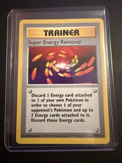 Pokemon TCG Super Energy Removal Base Set, Shadowless Rare Card 79/102 LP - Image 1