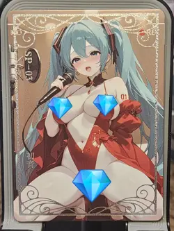 Hatsune Miku Pond Of Squirting Card Anime Goddess Story Waifu SP SP-03 - Image 1