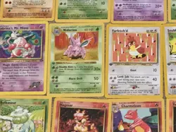 1995 2nd Base Pokemon cards collection 1000 cards Team Rocket Set Fossil Set - Image 3