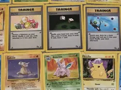 1995 2nd Base Pokemon cards collection 1000 cards Team Rocket Set Fossil Set - Image 5