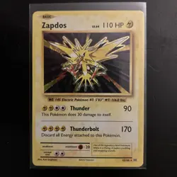 Zapdos - XY Evolutions Set - 42/108 - Holo Foil - Pokemon Card - NM - MINT! - Image 1