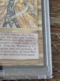 Hazezon Taman Legends Magic the Gathering Card - 1994 Rare!! - Image 4