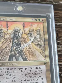Hazezon Taman Legends Magic the Gathering Card - 1994 Rare!! - Image 5
