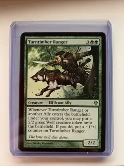 Turntimber Ranger Zendikar NM Green Rare MAGIC THE GATHERING MTG CARD MINT - Image 1
