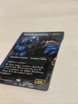 Venom, Deadly Devourer (Borderless) Marvel's Spider-Man: Eternal-Legal MTG Card - Image 3