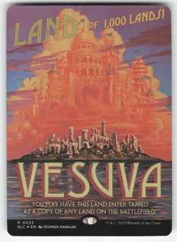 Vesuva FOIL 22 R MTG Secret Lair Countdown Kit NM - Image 1
