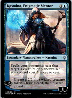 Magic the Gathering Kasmina, Enigmatic Mentor War of the Spark MTG Free Shipping - Image 1