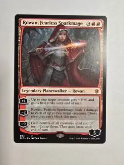 Rowan, Fearless Sparkmage Throne of Eldraine Regular Mtg - Image 1