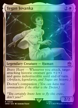 MTG Magic the Gathering Tegan Jovanka (28/1448) Doctor Who LP FOIL - Image 1