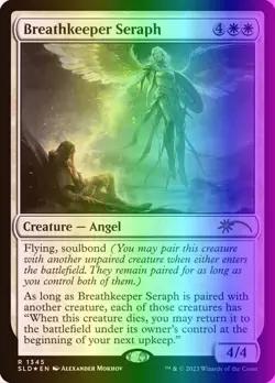 MTG Breathkeeper Seraph (1345/3004) Secret Lair Drop Series LP FOIL - Image 1