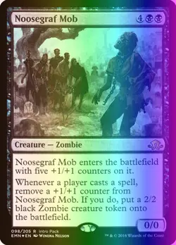 MTG Magic the Gathering Noosegraf Mob (98/79) Eldritch Moon Promos LP FOIL - Image 1