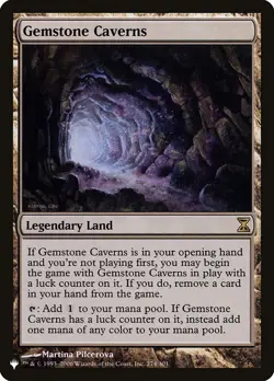 MTG Magic the Gathering Gemstone Caverns (TSP-274/2869) The List LP - Image 1