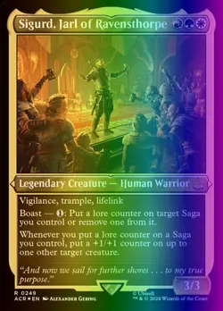 MTG Sigurd, Jarl of Ravensthorpe (249/324) Assassin's Creed NM FOIL - Image 1