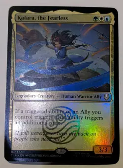 Katara, the Fearless Avatar: The Last Airbender Foil - MTG RARE - Image 1