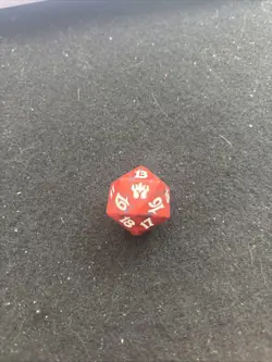 MTG Magic The Catering Fifth Dawn Red Spindown D20 - Image 1