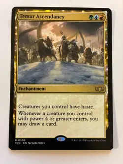 MTG Temur Ascendancy Commander: Tarkir: Dragonstorm Regular NM - Image 1