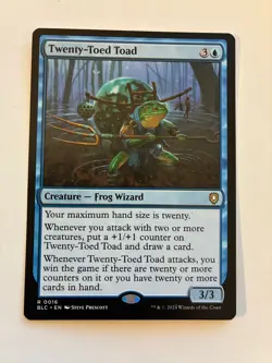 MTG Twenty-Toed Toad Commander: Bloomburrow Regular NM Magic the Gathering - Image 1