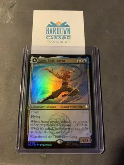 Aang, Swift Savior Aang and La FOIL NM X1 Avatar The Last Airbender MTG - Image 1