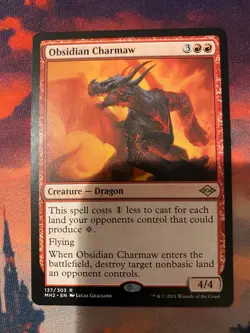 MTG Modern Horizons 2 Obsidian Charmaw - Image 1