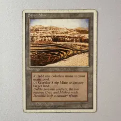 Strip Mine MTG Core Set 4th Edition Mtg HP - Image 1