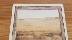 1x Savannah, Revised Edition, Signed by Rob Alexander, MP/HP Played, Magic MTG - Image 3