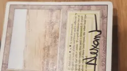 1x Savannah, Revised Edition, Signed by Rob Alexander, MP/HP Played, Magic MTG - Image 5