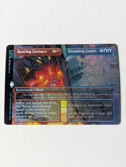 Roaring Furnace - Steaming Sauna (Borderless) Duskmourn: House of Horror Foil - Image 1