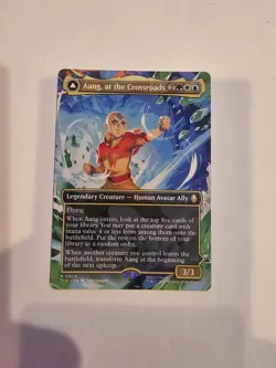 Aang, at the Crossroads Borderless MTG Avatar: The Last Airbender 304 R NM - Image 1