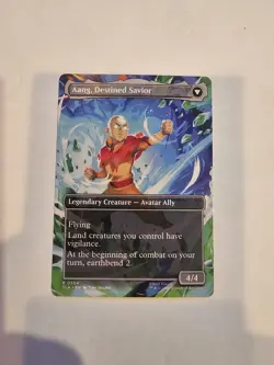 Aang, at the Crossroads Borderless MTG Avatar: The Last Airbender 304 R NM - Image 2