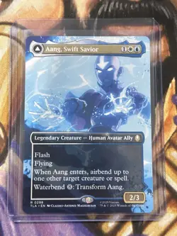 Aang, Swift Savior #0298 (Borderless) Avatar: The Last Airbender Regular - NM 🔥 - Image 3