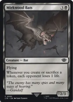 MTG Mirkwood Bats Normal NM Universes Beyond: The Lord of the Rings: Tales of Mi - Image 1