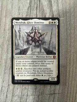 MTG Mondrak, Glory Dominus Phyrexia: All Will Be One 023/271 Regular Mythic NM/M - Image 1